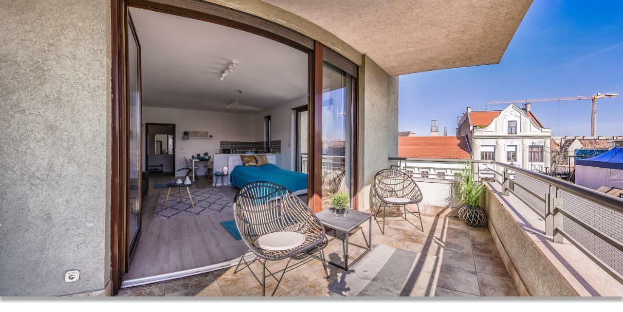 Sunny Deluxe Apt. & Terrace 부다페스트 외부 사진