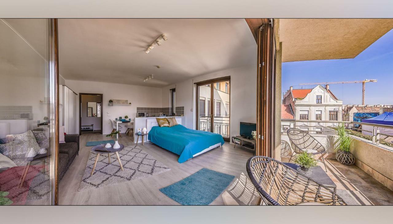 Sunny Deluxe Apt. & Terrace 부다페스트 외부 사진